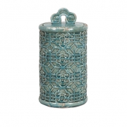 Kendall Teal Canister- Large