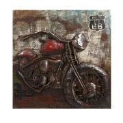 Motorcycle Dimensional Metal Art