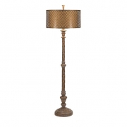 Savannah Floor Lamp with Metal Shade