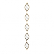 Ophelia Five Teardrops Wall Mirror