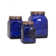 Dazey Lidded Canisters - Set of 3