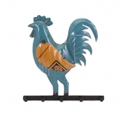 Randall the Rooster Hook - Reclaimed Metal