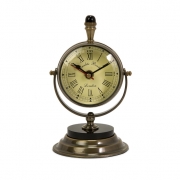 Soren Brass Table Clock