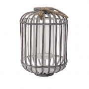 Jate Large Wood Lantern