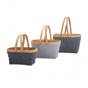 Woodrow Natural Woven Baskets - Set of 3