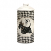 Ceramic Dog Large Canister