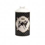 Ceramic Dog Medium Canister