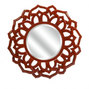Calantha Red Wall Mirror