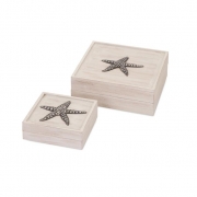 Daphney Coastal Boxes - Set of 2