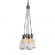 Cormack Glass Bottle Cluster Pendant Light