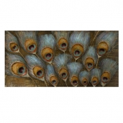 Lady Peacock Oil Painting