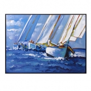 Sail Away Framed Oil Painting