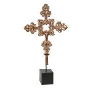 Elysian Large Copper Cross on Stand