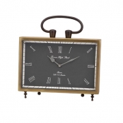 Beth Kushnick Brass Desk Clock