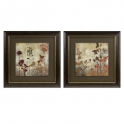 Tibbits Silhouette Framed Art - Set of 2