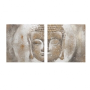 Texturized Buddah Oil on Canvas