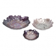 Midnight Garden Glass Bowls - Set of 3