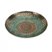 Paisley Glass Bowl