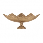 Kinzee Oval Aluminum Pedestal Bowl