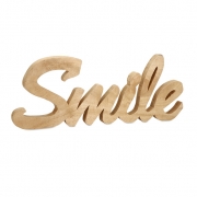 Smile Mango Wood Wall Décor