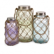 Marci Decorative Glass Jars - Set of 3