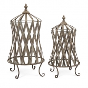 Westine Mirror Base Cloches - Set of 2