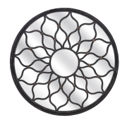 Maske Iron Round Mirror