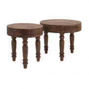Hancock Wood Tables - Set of 2