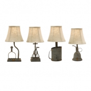 Mayberry Utensil Mini Lamps - Set of 4