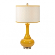 Essentials Mellow Yellow Glass Table Lamp
