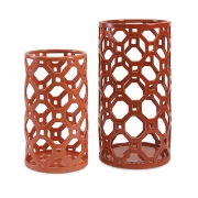 Archard Cutout Ceramic Vases - Set of 2