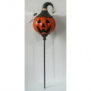 Jill Orange Jack O'Lantern Stake