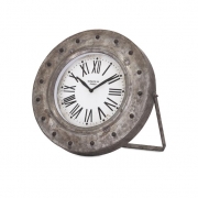 Mabrey Galvanized Desk Clock