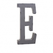 Ella Elaine Oversized Metal Letter E