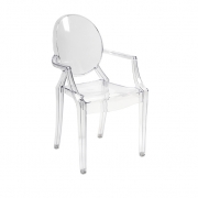Davante Transparent Arm Chair