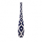 Maine Blue and White Skinny Vase