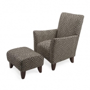 Ramey Chair and Ottoman - Set of 2