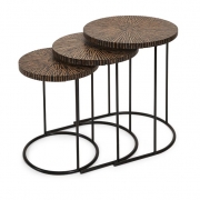 Hoki Coco Shell Tables - Set of 3