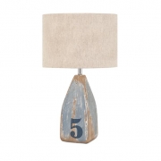 Buoy Five Solid Wood Table Lamp