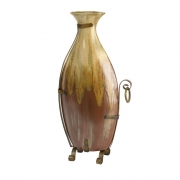 Cordelia Large Ceramic and Iron Vase