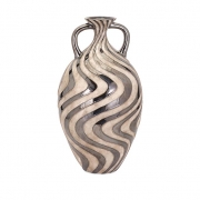 Leza Large Swirl Earthenware Vase