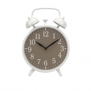 Essentials Taupe Face Clock