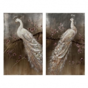 Concettina Peacock Oil Paitings - Ast 2