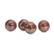 Pink Glimmer Spheres - Ast 4