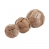 View Kanza Puzzle Teak Wood Decorative Balls - Set of 3