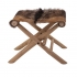 View Andros Animal Hide Folding Stool