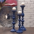 Essentials Marine Blue Candleholders - Set of 3 alternate image
