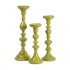 View Essentials Green Apple Candle Holders - Set of 3
