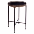 Round Black Accent Table  alternate image