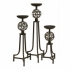 CKI Mesh Metal Sphere Candleholders - Set of 3  alternate image